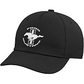Mustang Tribar White Adjustable Baseball Hat