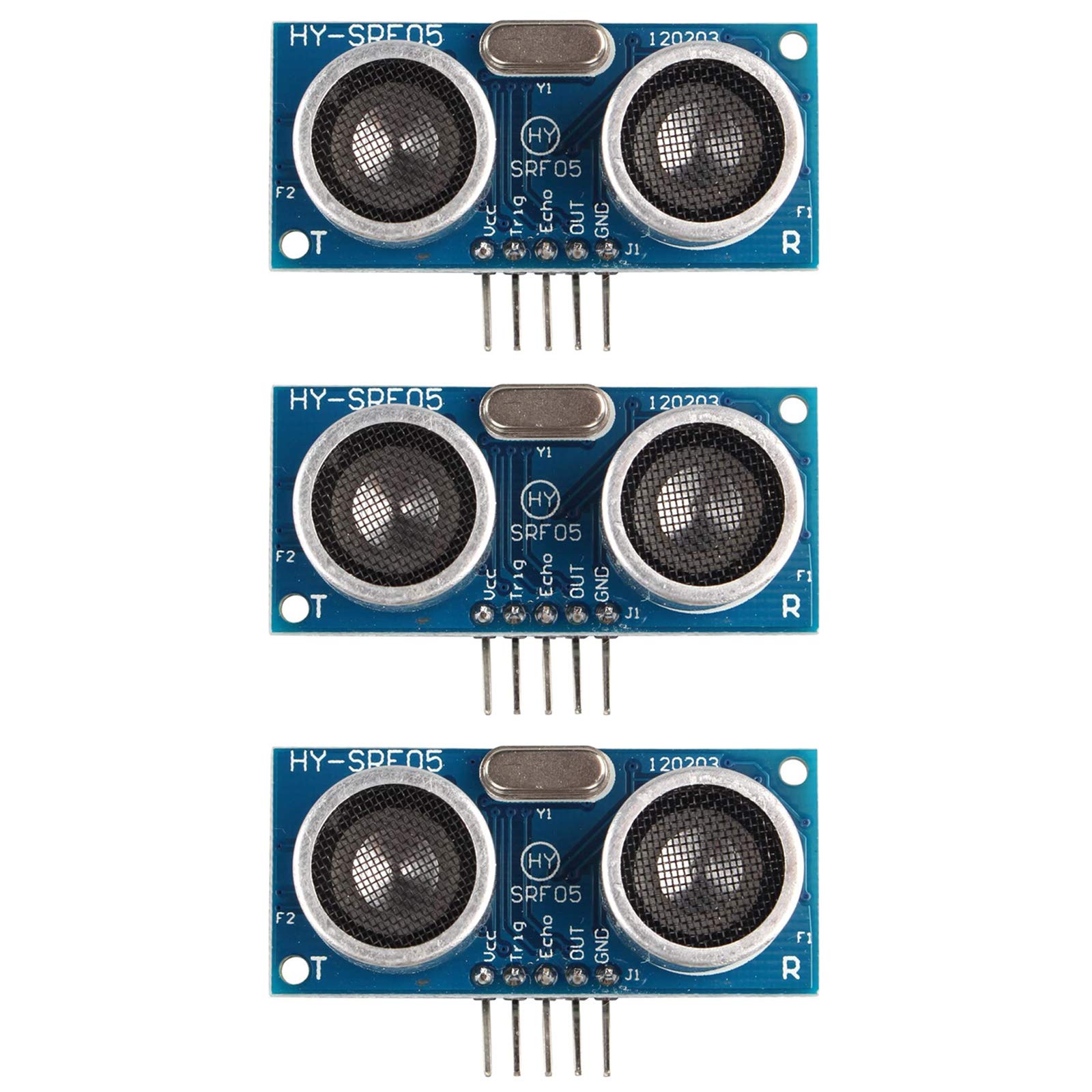 HALJIA 3PCS HY-SRF05 Ultrasonic Distance Sensor Module Measuring Module Compatible with Arduino