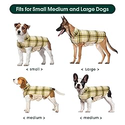 Kuoser Warm Dog Coat, Waterproof Dog Jacket for