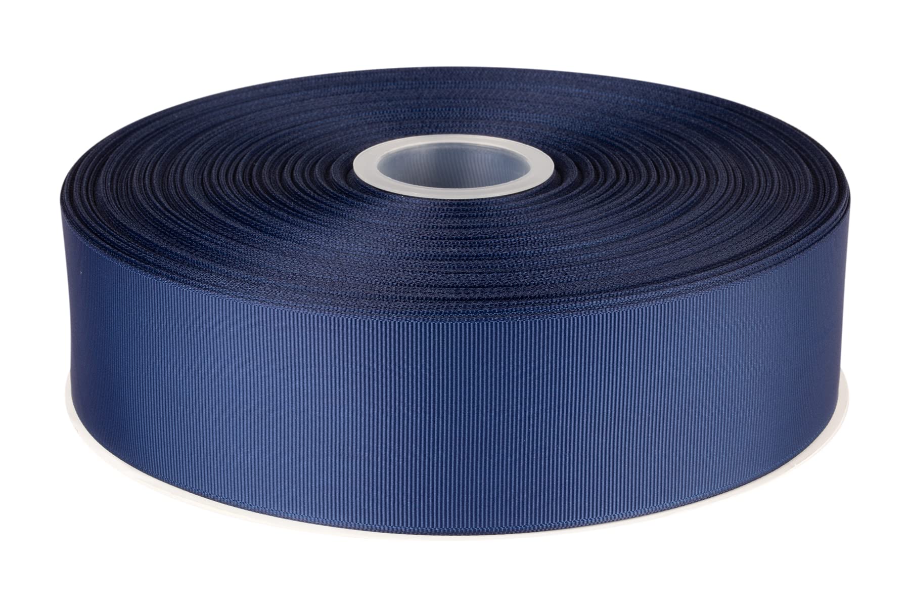 Fondersy 50mmX 91M Solid Grosgrain Ribbon for Gift Wrapping Parties, Wedding Decoration, Crafts Sewing(Navy)