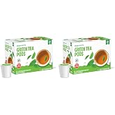 Happy Belly Tea Pods Compatible with 2.0 K-Cup Brewers, Green Tea, 24 Count (Previously Solimo) (Pack of 2)