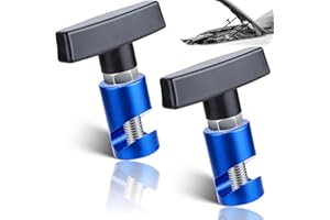 ECOCSTM 2 PCS Car Hood Prop Struts Clamp, Hood Strut Clamp, Car Lift Support Retaining Clip, 0.43 Inch Hood Lift Support Clip for Car, Automotive Tools for Tailgate Hatch Car Trunk (Blue)