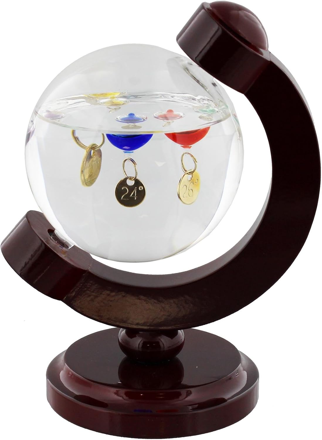 Wm Widdop Galileo Thermometer Globe Style Home Decor, Multicolour