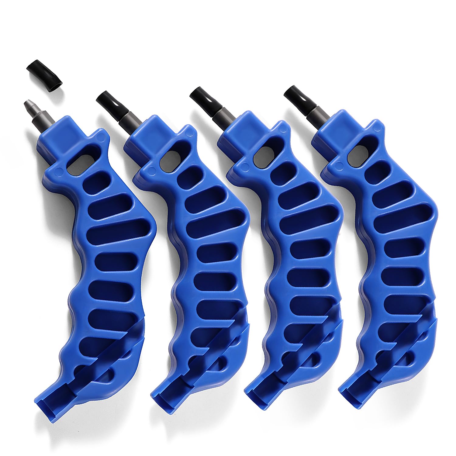 VooGenzek 4 PCS 2 in 1 Drip Irrigation Tubing Punch Fitting Insertion, 4mm Drip Irrigation Punch, Garden Irrigation Hose Punch, for PE Pipe