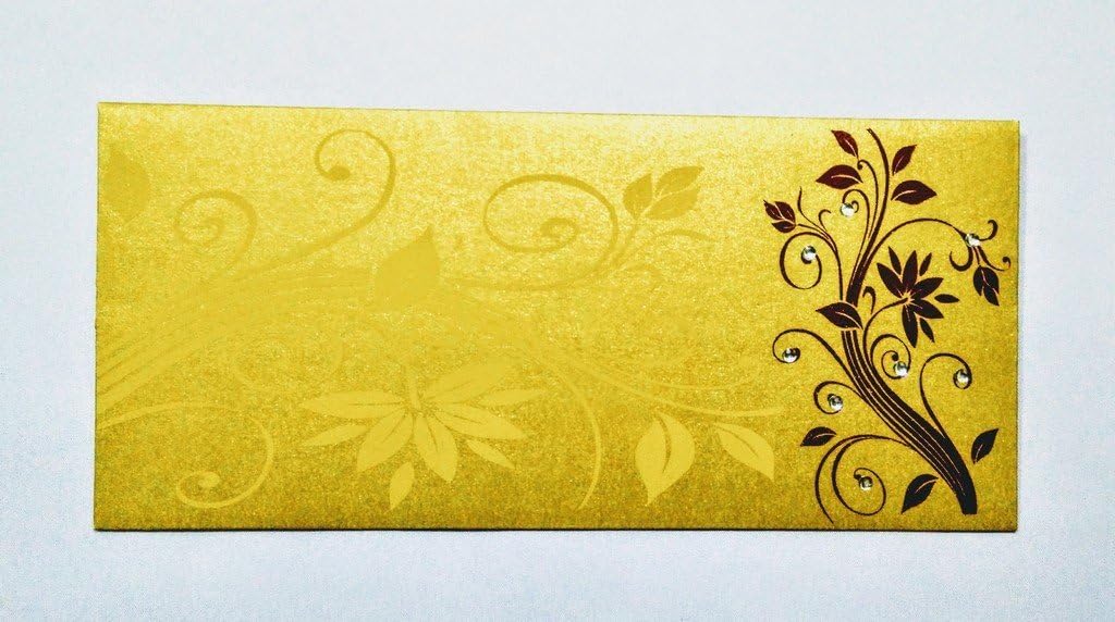 Sarvam Fancy Cash Envelopes, Pack of 10 Fancy Cash Envelopes for Auspicious Occasions Diwali Birthday Wedding Anniversary Designer Envelopes