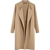 LILLUSORY Women's Long Cardigan Sweaters Oversized Fall Dressy Coatigan Jackets Trendy Knit Winter Coats