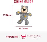 KONG WildKnots Bears Dog Toy Small Medium Knotted Rope Squeaker view 4