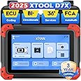 XTOOL D7X Bidirectional OBD2 Scanner, 2025 Scan Tool for Car with Active Test, All System Diagnose, Injector Coding, Crank Sensor Relearn, 36+ Resets, FCA Autoauth, 3-Year Updates
