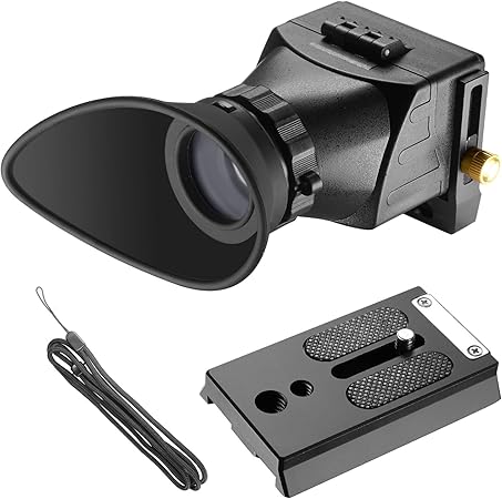 Amazon Neewer ユニバーサルカメラビューファインダー 2 5x倍率 3インチ及び3 2インチスクリーン付きのcanon Nikon Sony Olympus Pentax などdslrカメラに対応 Neewer ファインダー