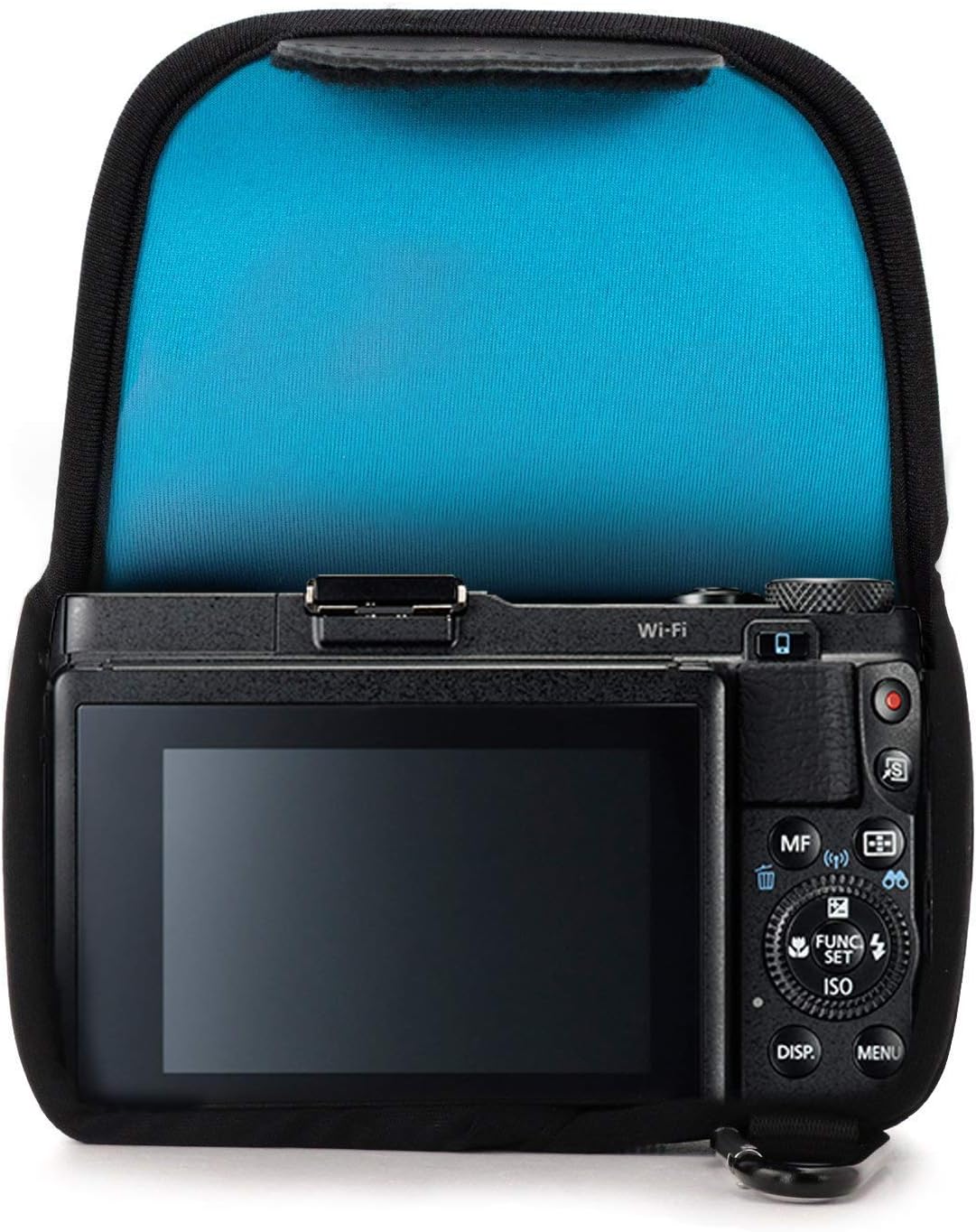 MegaGear Ultra Light Neopreen Camera Case Compatibel met Sony ZV-E10, grijs, Cameratassen ontworpen voor comfort en bescherming