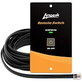 Ampeak Inverter Remote Switch, 20Ft Cable, LED Indicator, Flush Mount | Compatible with Ampeak 1000W/1200W/1500W/2000W/3000W Inverters, RJ11 Connector, Easy Install