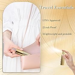 10ml Perfume Atomizer Refillable, 2Pcs 0.34oz