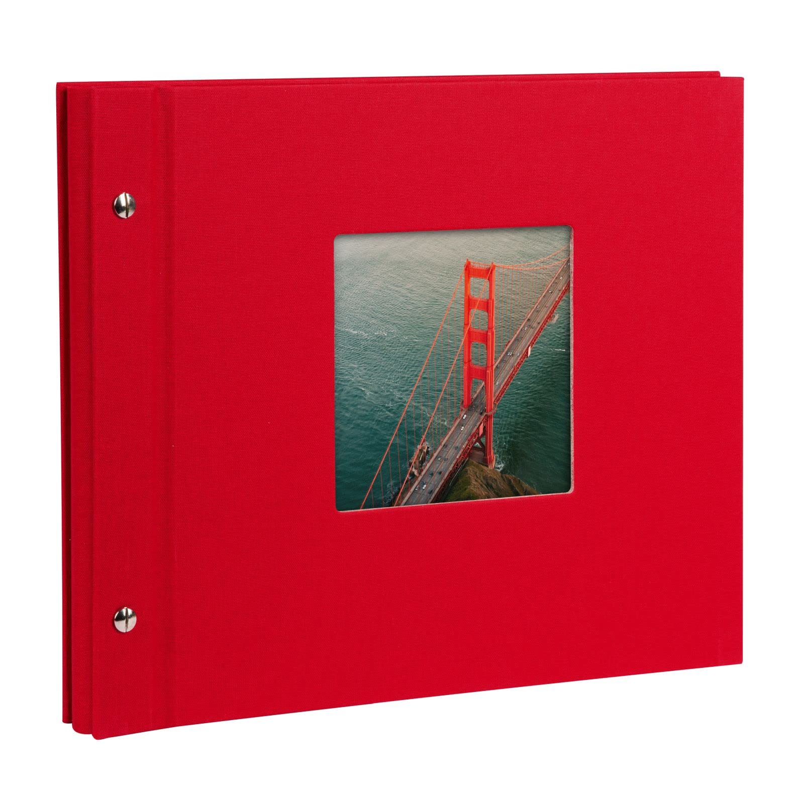goldbuch Bella Vista Red Screw Album Cardboard 30 x 25 cm