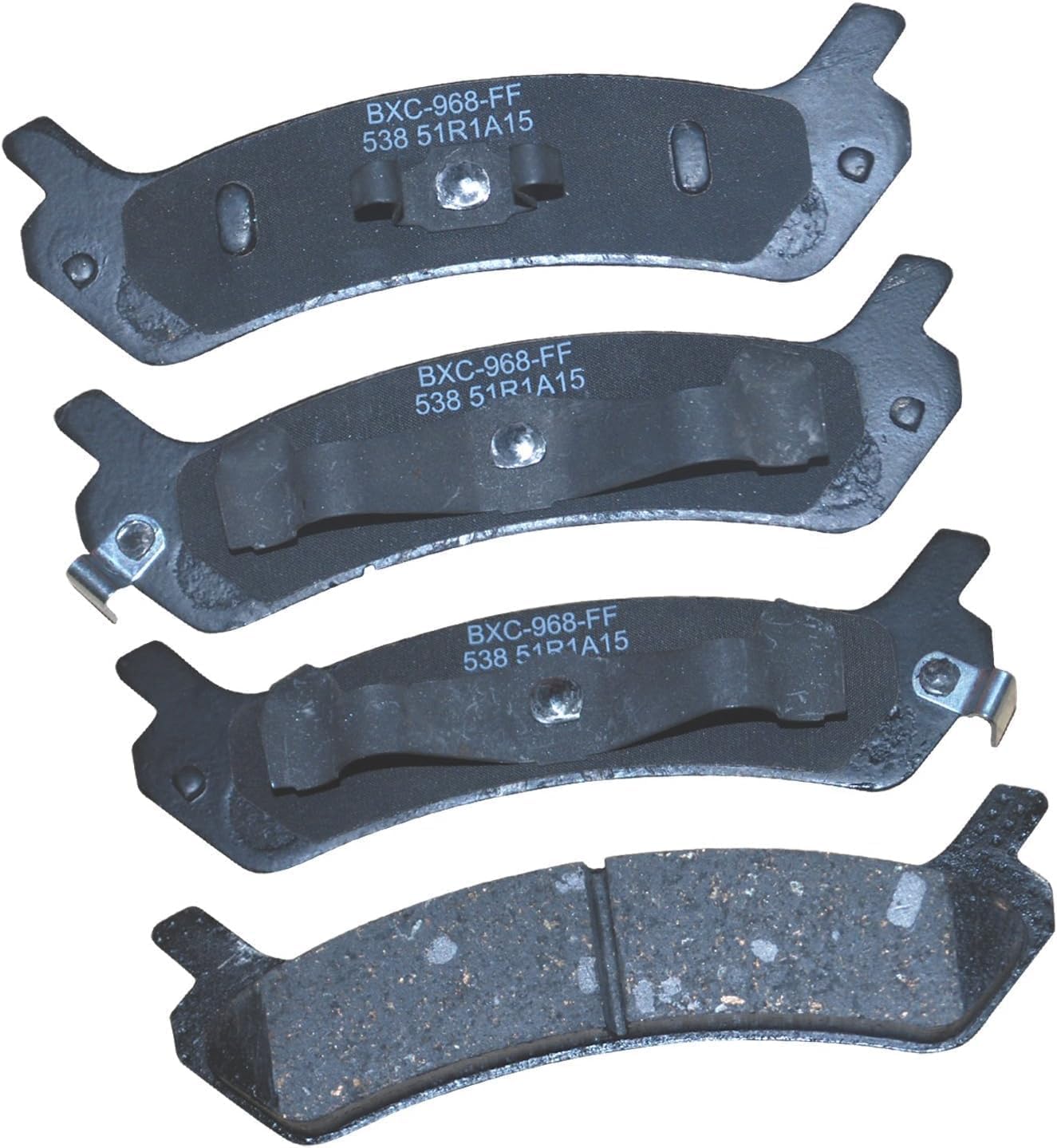 Bendix Premium SBC538 Ceramic Rear Brake Pads for Hyundai Sonata 1994-1992 Image Bendix Premium SBC538 Ceramic Rear Brake Pads for Hyundai Sonata 1994-1992 Image