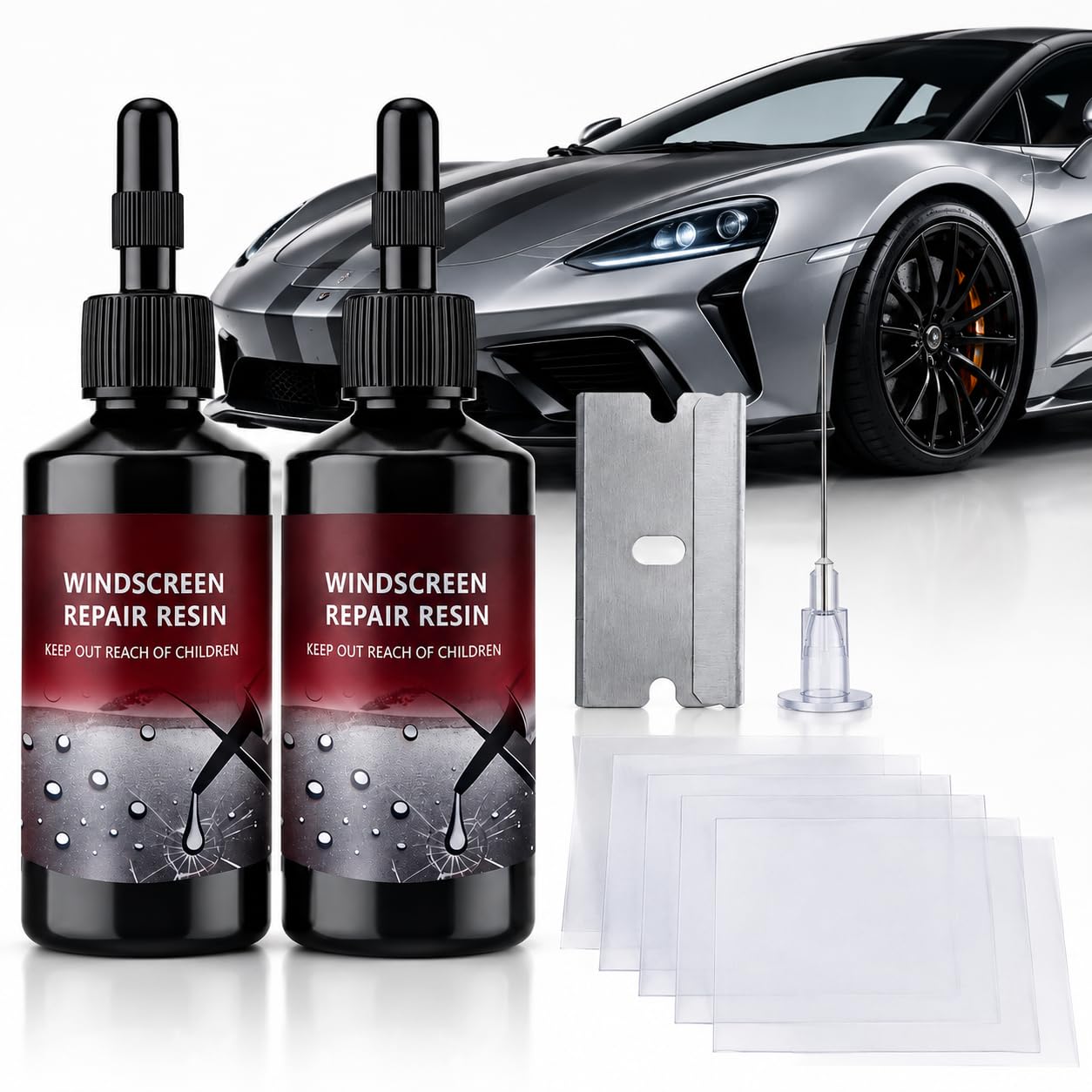JOPHY Windshield Chip Repair Kit for Car, Windshield Crack Repair Kit, 2026 Upgrade Car Windshield Repair Kit for Chips, Crac
