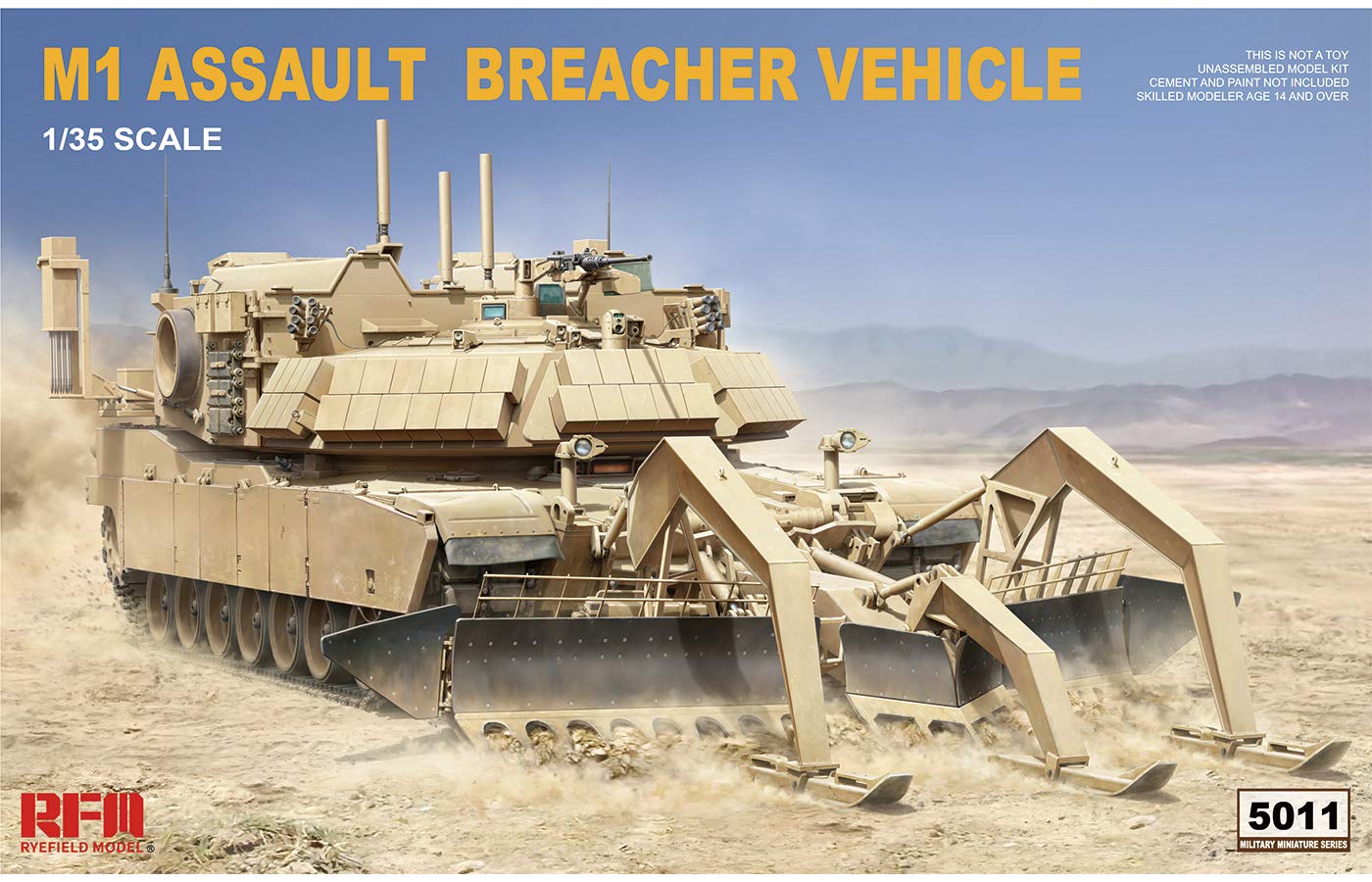 Rye Field Model RM-5011 Model Kit M1 Assault Breacher Vehicle