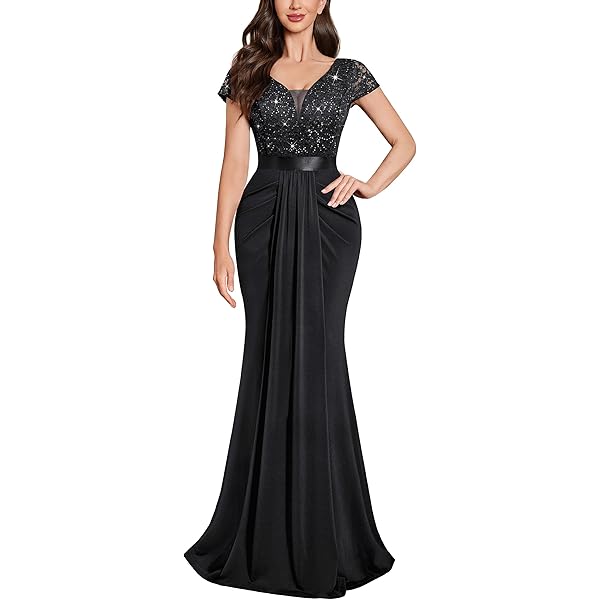 Amazon.com: Miusol Women's Elegant V Neck Floral Lace Formal Evening Party Maxi Dress (Small, Navy Blue) : Clothing, Shoes & Jewelry Amazon.com: Miusol Women's Elegant V Neck Floral Lace Formal Evening Party Maxi Dress (Small, Navy Blue) : Clothing, Shoes & Jewelry