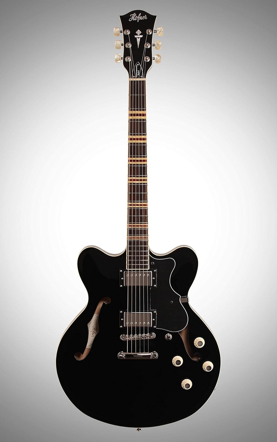 Amazon Com Hofner Hct Vth Bk O Very Thin Contemporary Guitar Black Musical Instruments