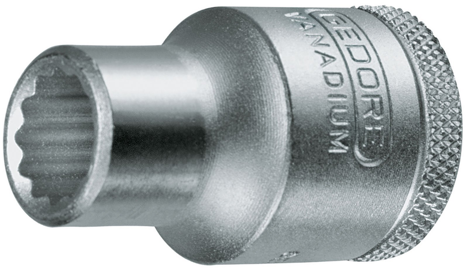 Gedore D193/8AF 1/2 3/8 x 38 mm 12 Hex Socket - Silver