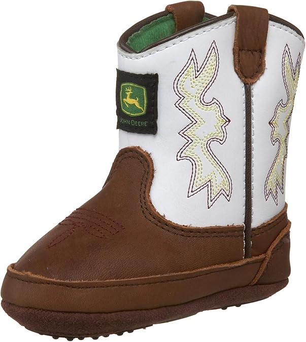 John Deere 133 Western Boot (Infant/Toddler),Brown,1 M US