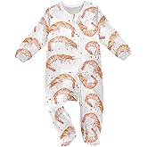 vvfelixl Halloween Pumpkins Orange Lantern Baby Sleepers For Girl Boys Newborn Baby Play One-Piece Footies For 0-24 Months