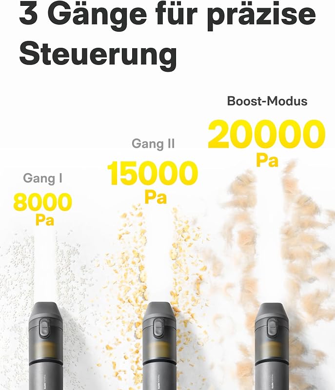 Handstaubsauger Akku, Autostaubsauger, 4-in-1 Staubsauger für Auto