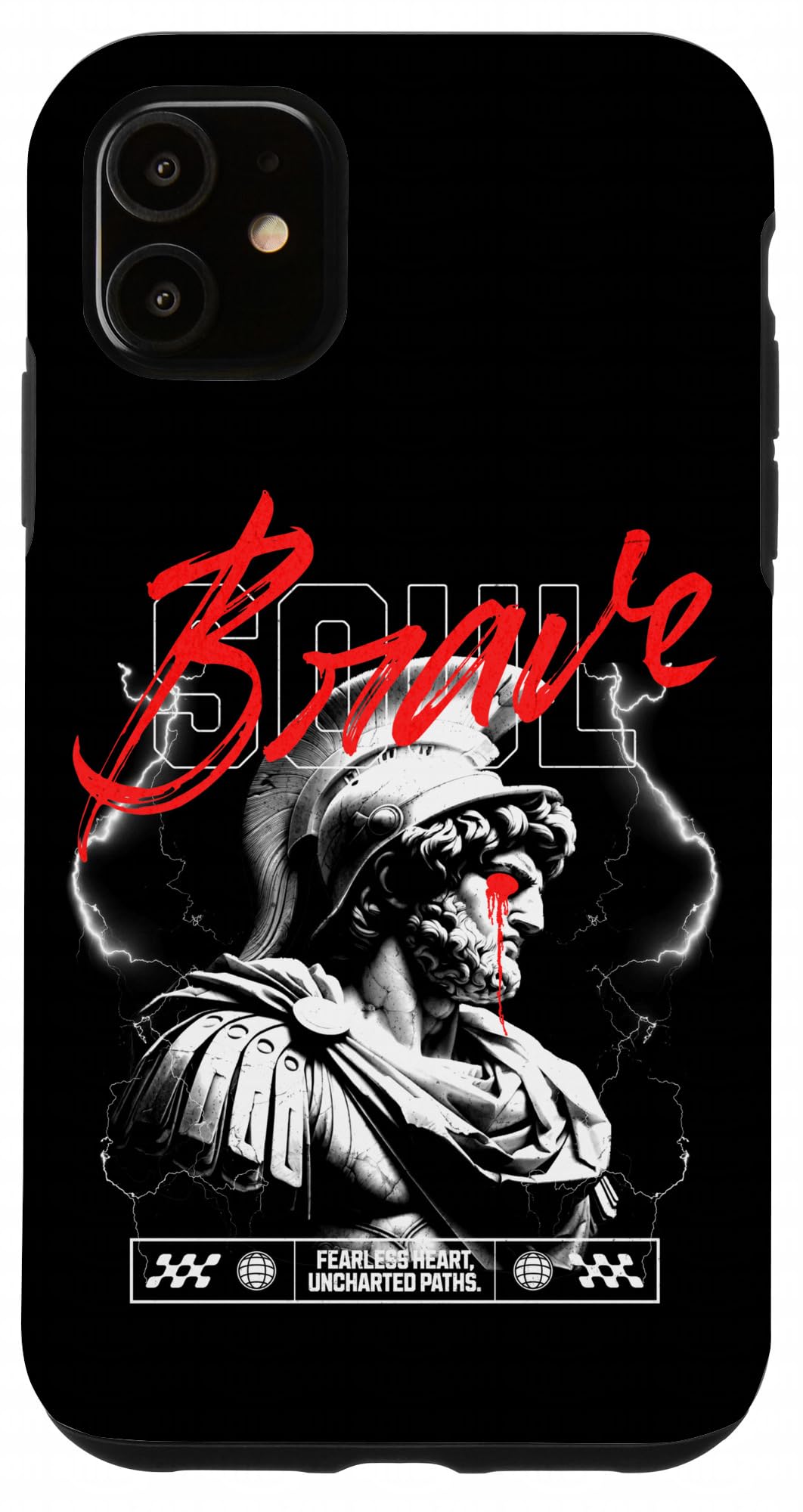 Brave Greek God Aries Fearless Soul Lightning Streetwear Case for iPhone 11
