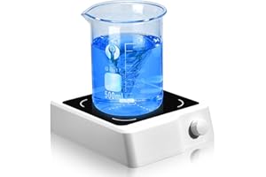 ANZESER Magnetic Stirrer, 2000mL Stir Plate, 2000RPM Magnetic Stir Plate, Magnetic Mixer w/Stir Bar (NO Heating)