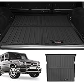 Jdeymat Trunk Mats Cargo Liner for 2002-2018 Mercedes-Benz G Class G500 550 G55 G63 AMG W463 Accessories All Weather TPE Rubber Protector Mat (for 2002-2018 Mercedes-Benz G Class Cargo Mats)