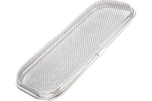 Dishwasher Chopstick Basket, 304 Stainless Steel Rectangular Dishwasher Tray for Small Baby Items Silverware Fine Mesh Cutler