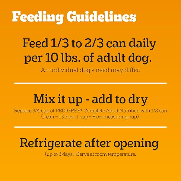 PEDIGREE CHOPPED GROUND DINNER WET DOG FOOD FILET MIGNON & BEEF VARIETY PACK, 13.2 OZ. CANS (12 COUNT, PACK OF 1)