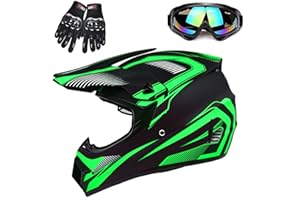 TXXFWJ Adult 4 Wheeler Helmet, Motocross Helmet DOT/FMVSS-218 Certification Comfortable and Breathable Full Helmets for Locomotives Used in All Seasons