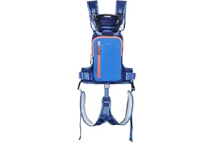 skiguard Ski Harness Trainer for Kids: Teach Your Child The Speed Control of Skiing and Snowboarding - Shock Absorbing Leashes - Mini Backpack - Adjustable Seat Harness - Perfect for Beginners