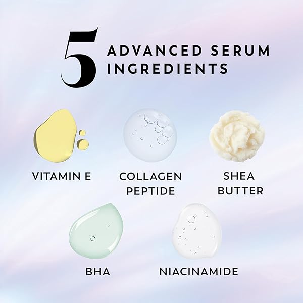 OLAY SUPER SERUM BODY WASH FOR EXTRA DRY SKIN, 24HR LONG LASTING HYDRATION, 5+ INGREDIENT COMPLEX FOR BRIGHT EVEN FIRM LUMINOUS SKIN, WITH VITAMIN E, AND SHEA BUTTER 18.5 FL OZ