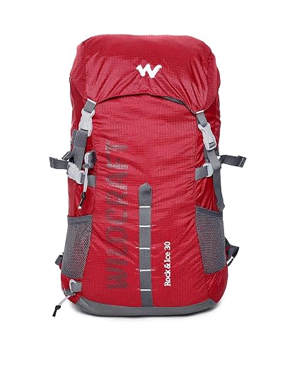 Wildcraft Rucksack for Trekking Backpack Rock & Ice 30 - Red