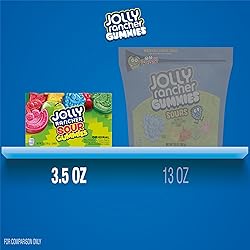 JOLLY RANCHER Sour Gummies Assorted Fruit Flavored