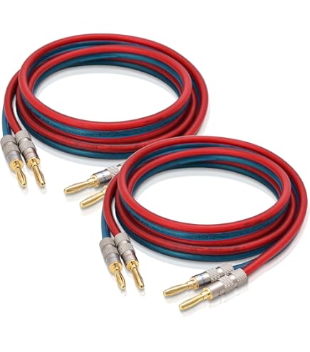 Amazon.com: Chord Odyssey 2 Speaker Cables - Pair - 24K Banana to