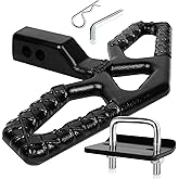 Eapele Tow Hitch Step for 2 inch Receiver, Universal Anti Slip Bumper Guard,Strong Steel 10000lbs Maximum Load, for Trailer Tow Truck Pickup SUV Pickup Van RV