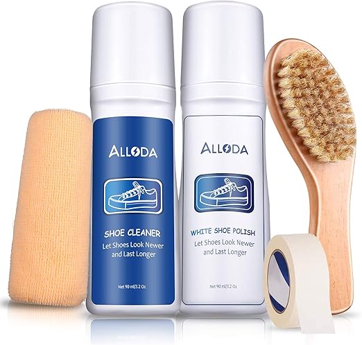 white leather sneaker polish