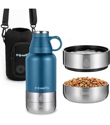 Amazon.com : WRTZ Portable Dog Water Bottle with 2 Removable Water