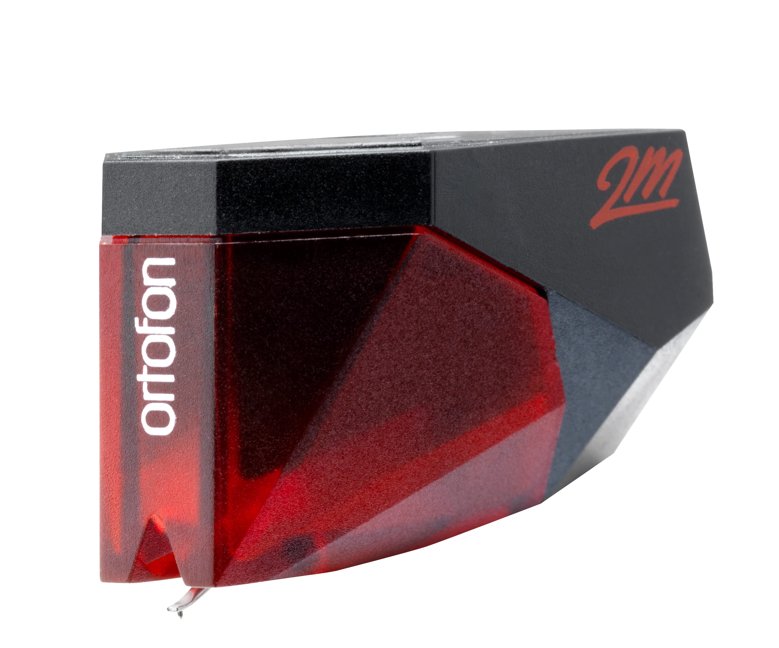 Ortofon 2M Red - all-purpose Moving Magnet Cartridge with a tipped Elliptical diamond and split pole pins with a copper wire, red