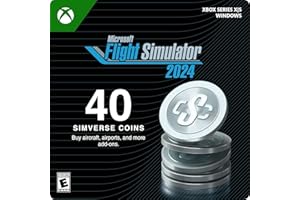 Microsoft Flight Simulator 2024 - 40 Simverse Coins: Edition - Xbox & Windows 10 [Digital Code]