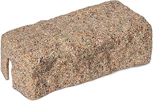 Beuta DIY Dig-Free Faux Stone Landscape Edging End Brick – Final Piece for Completing Your Landscaping Edging Project (1 Pc, Sandstone) – Connects to Other Beuta Bricks