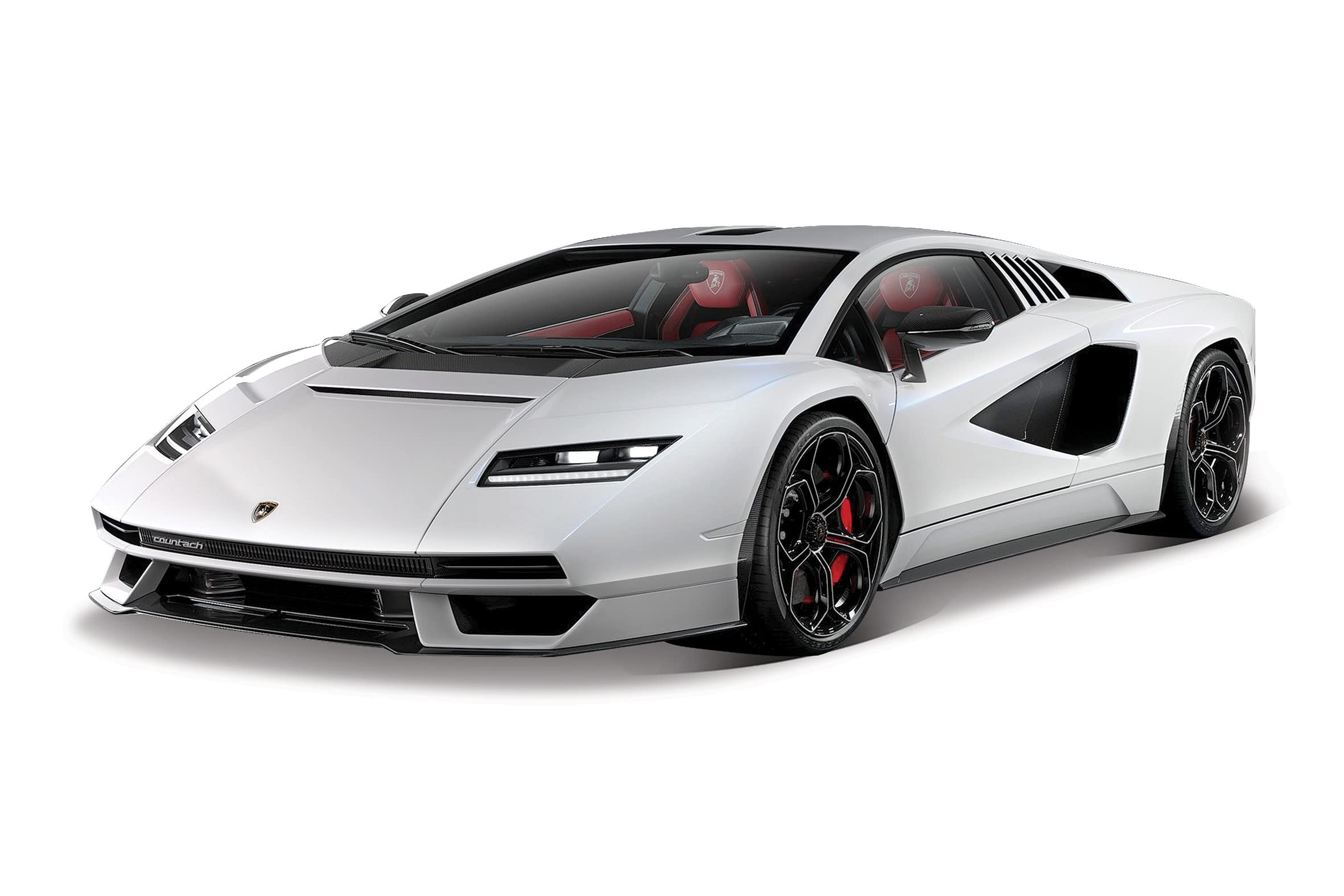 Maisto - Lamborghini Countach LPI 800-4 White, 1:18 Scale Diecast Car, Detailed Replica with Opening Parts, Officially Licensed by Lamborghini, Not Suitable for Children Under 36 Months