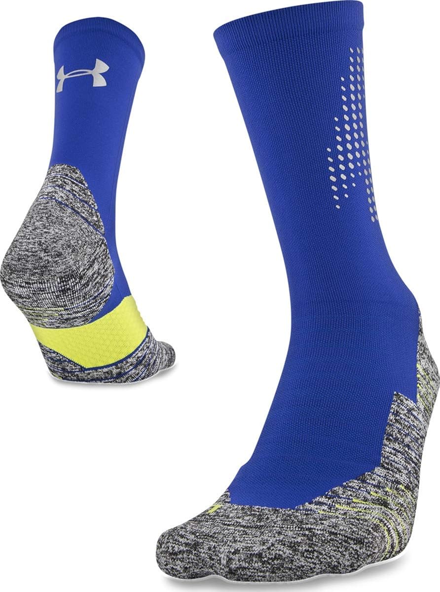Under Armour Adult Run Cushion Crew Socks, 1Pair , Royal