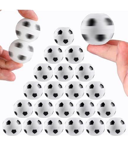 SCIONE 36 Pcs Soccer Party Favors For Kids 8-12 Mini Soccer Fidget Spinners Toys For Birthday Party Favors Treasure Box Toys Return Gifts For Kids Classroom Prizes