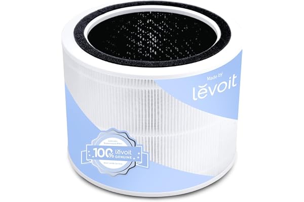 Levoit Core 200S-P Air Purifier Genuine Replacement Filter | AHAM VERIFIDE, Supports HEPA Sleep Mode, Activated Carbon for Sm