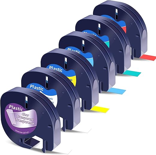 dymo letratag paper white 12mm x 4m