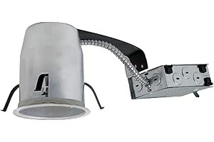 Halo H457RICAT1E Recessed LED Lighting Housing H4 Gen2 4 Inch Grey