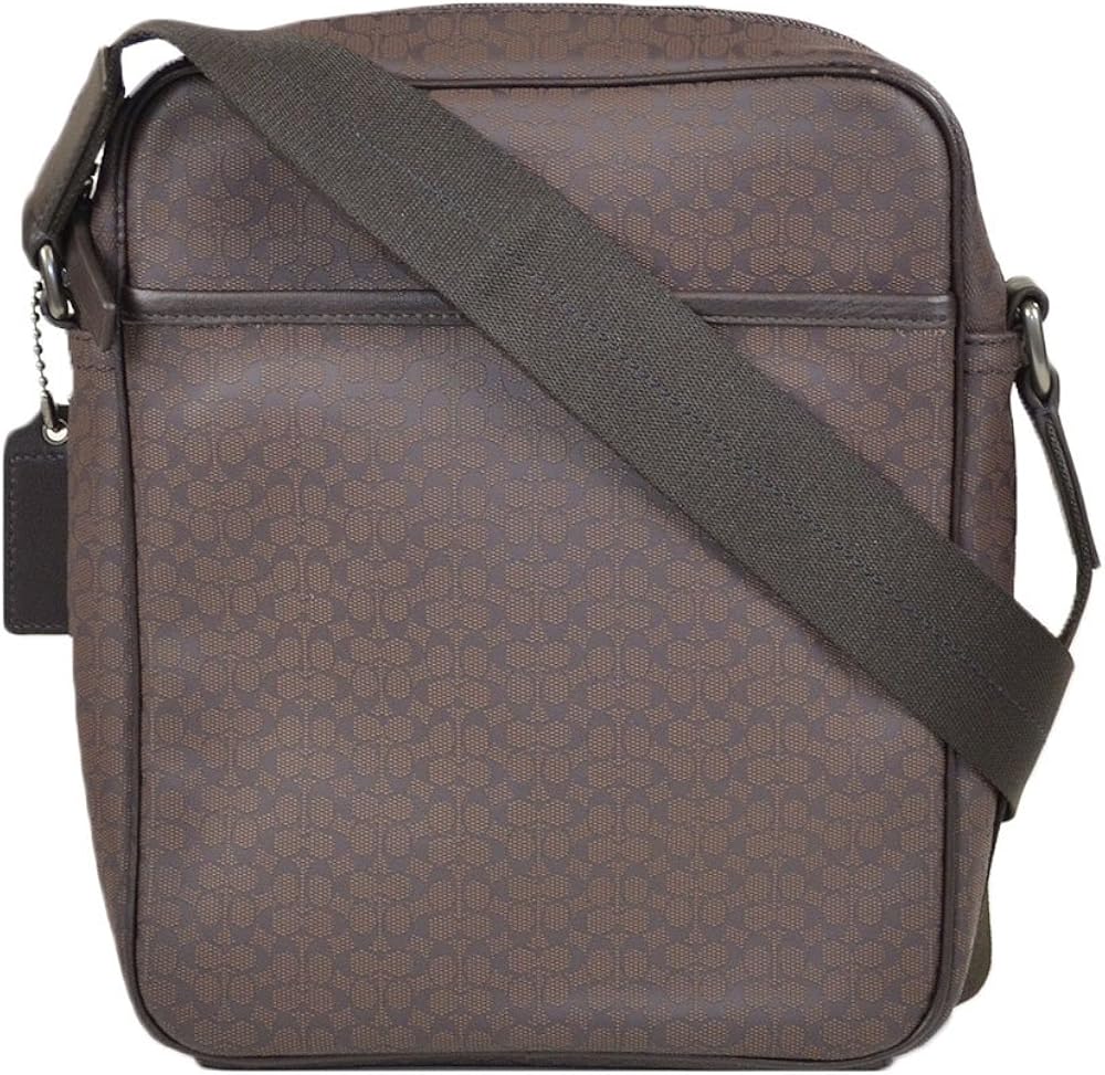 coach flight bag mahogany